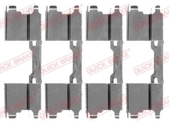 QUICK BRAKE Комплектующие, колодки дискового тормоза 109-1762